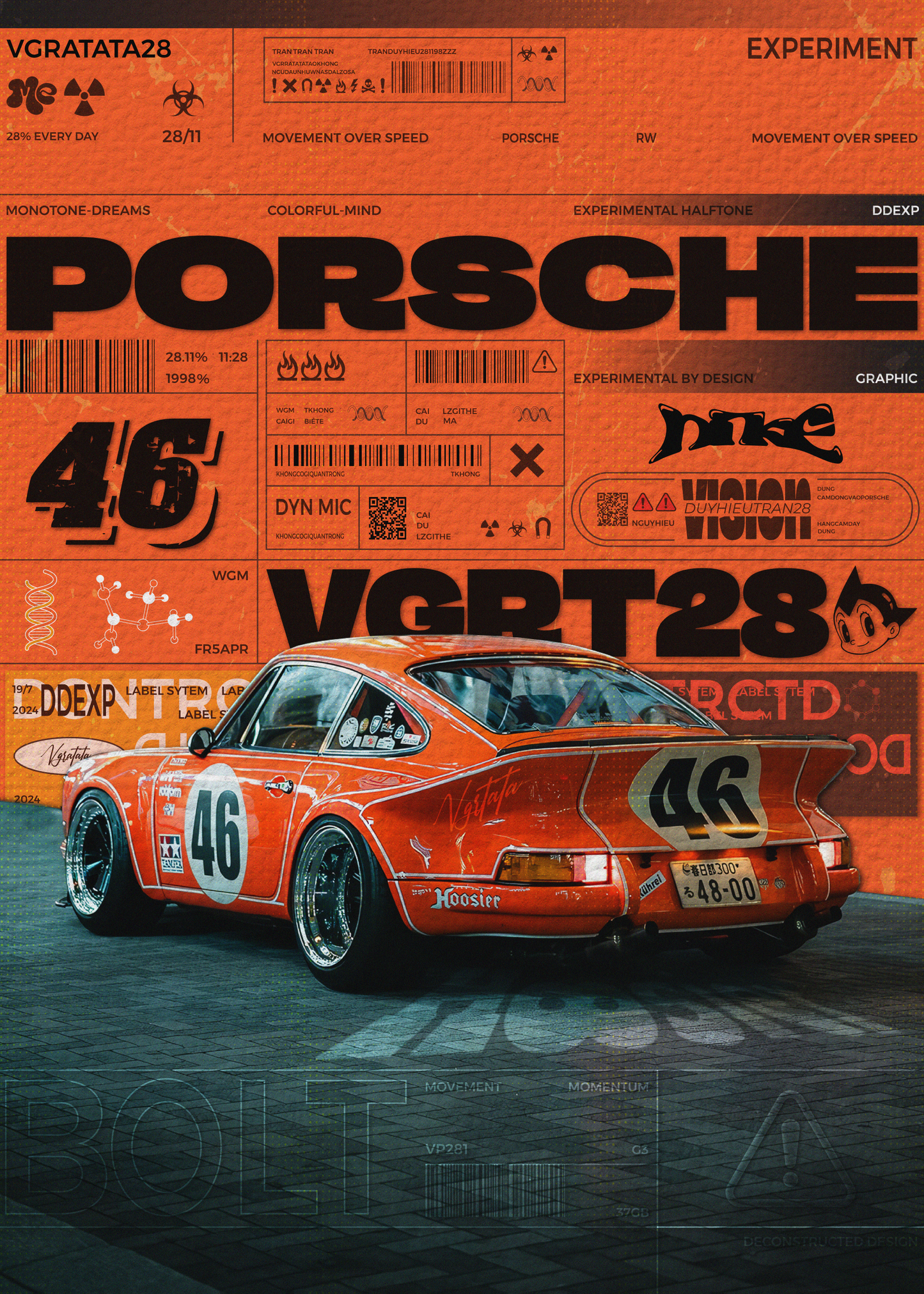 Vintage Porsche Poster